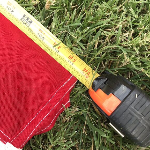 Vintage USA Valley Forge Flag American 50 Stars Large 4.5 x 9.5 Grommets 112x57 - Picture 7 of 9